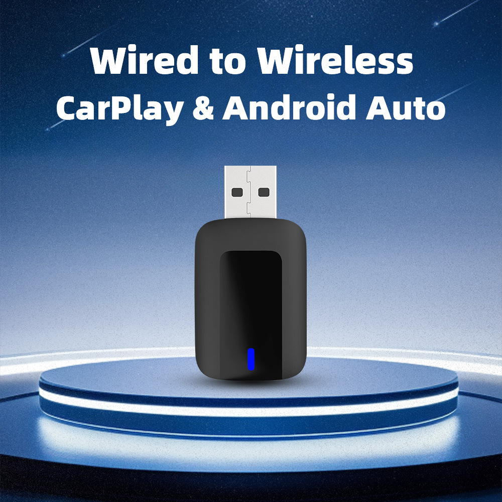 Title 8, Two-in-one Wireless Android Auto Wired To Wirel...