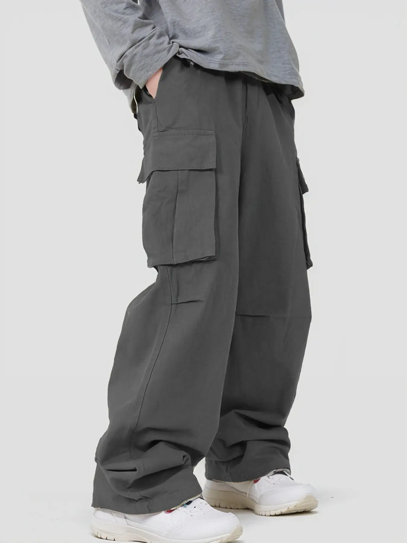 Casual Loose Three-dimensional Pocket Fried Street Overalls