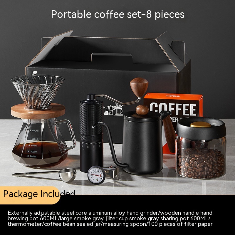 Portable Coffee 8 Pieces Suit