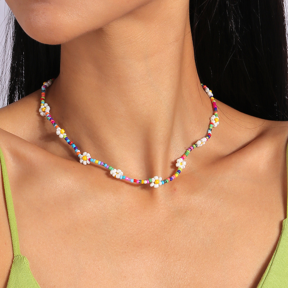 Women's Colorful Sweet Bead Necklace