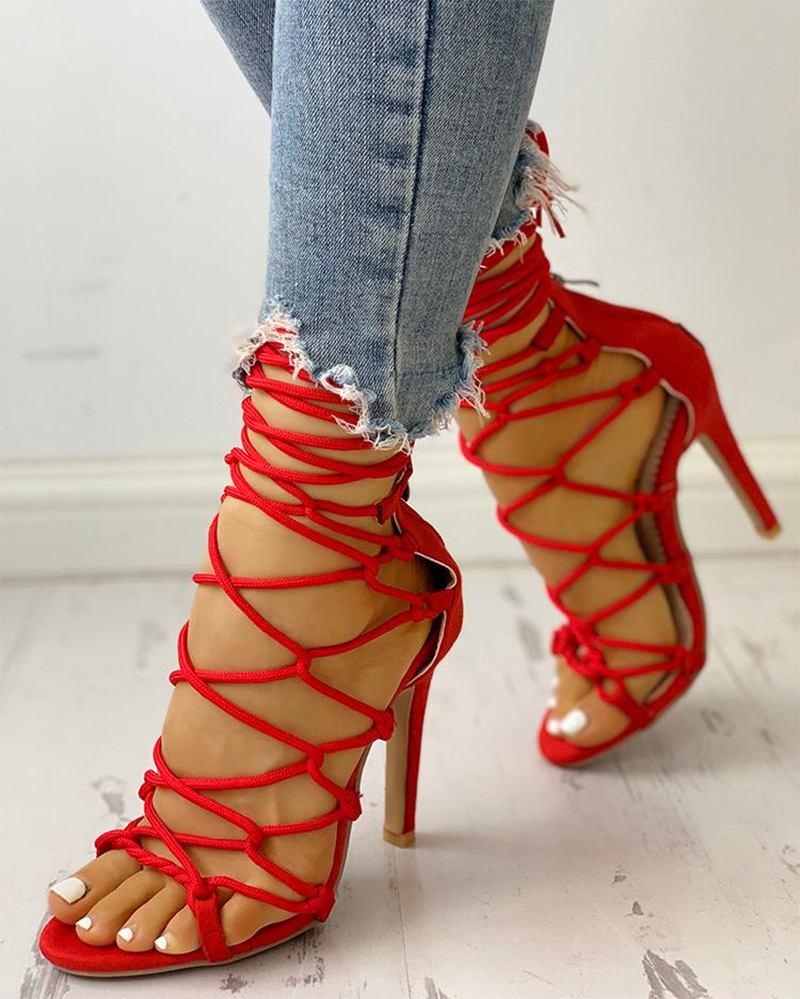 Stiletto Heel Ankle-Strap Heels, picture 5 of 7