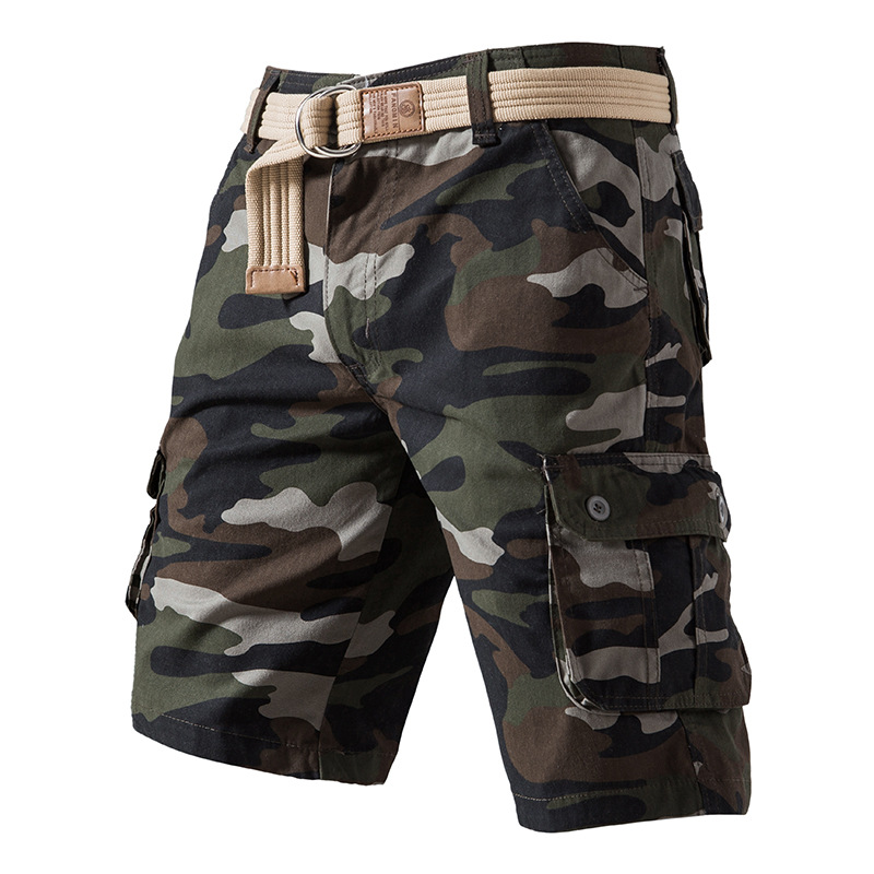 Green Camouflage Shorts