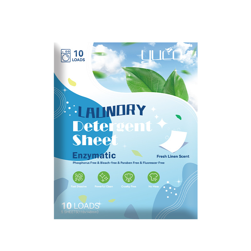 Travel-sized Champagne-scented Laundry Detergent Sheets Set