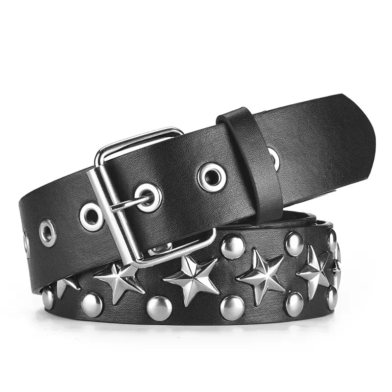 Five-pointed Star Rivet Wide Versatile Pin Buckle