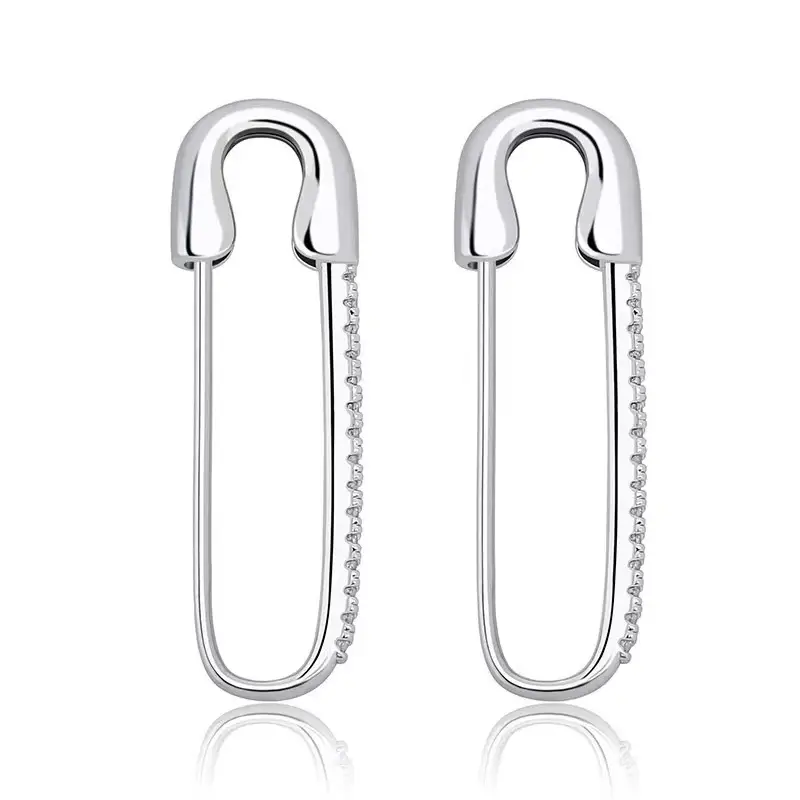 Women's Fashionable Temperament Inlaid Zircon All-match Earrings
