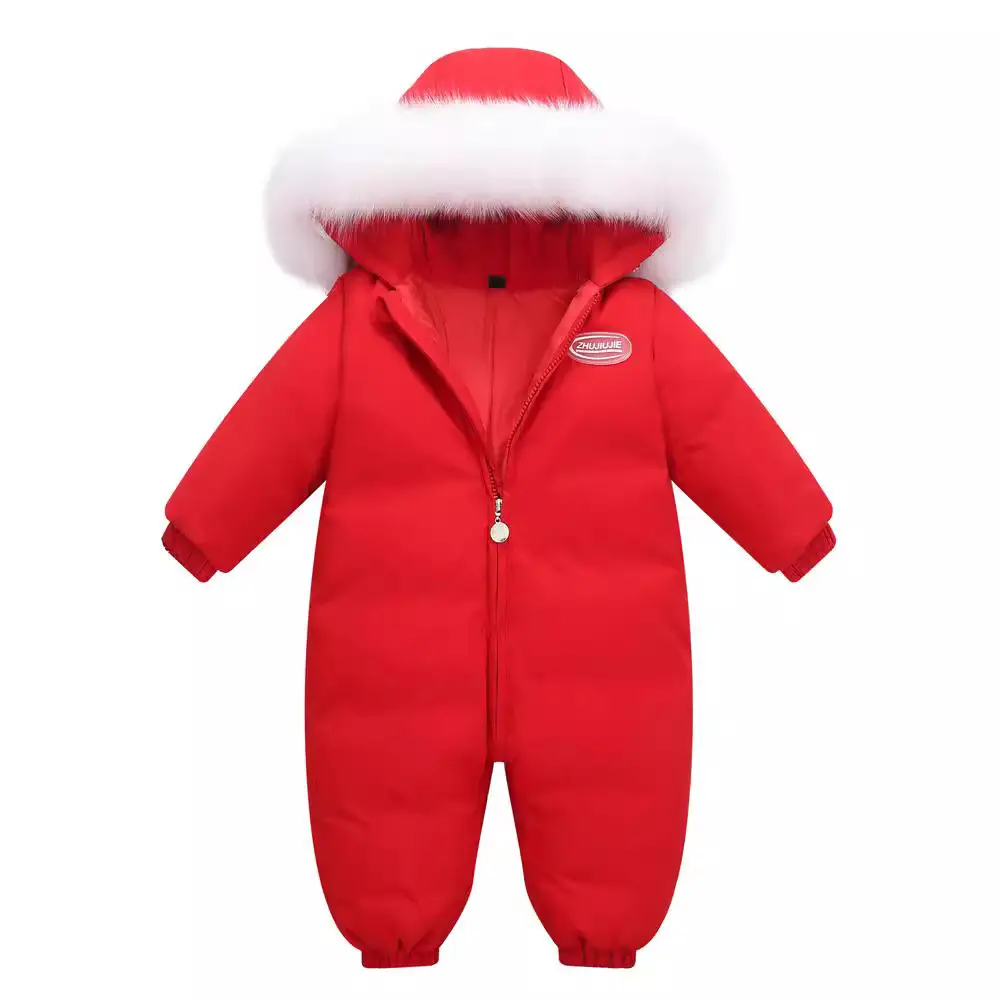 Newborn Infant Down Jacket Jumpsuit