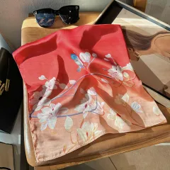 Women's Scarf Fashion Flower Artificial Silk - Bird Language - View 1