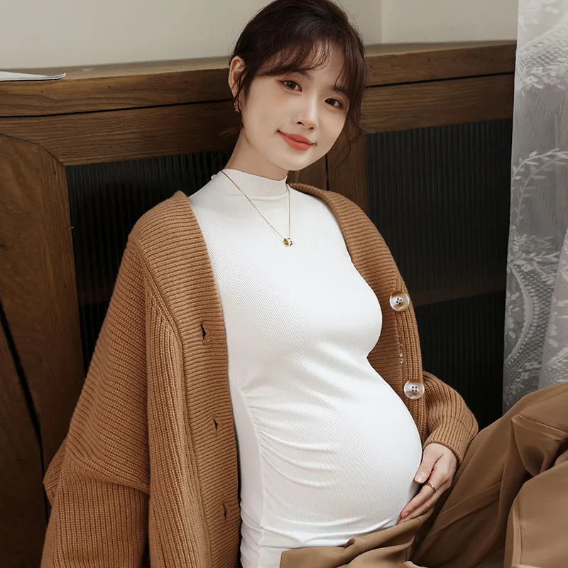 Women's Fashion Casual Modal Sweater - White Collar