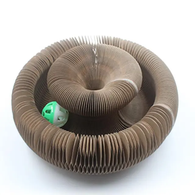 Organ Cat Scratch Board Corrugated Paper Wear resistant No Chip Shedding Brown - Shop at LoveMi