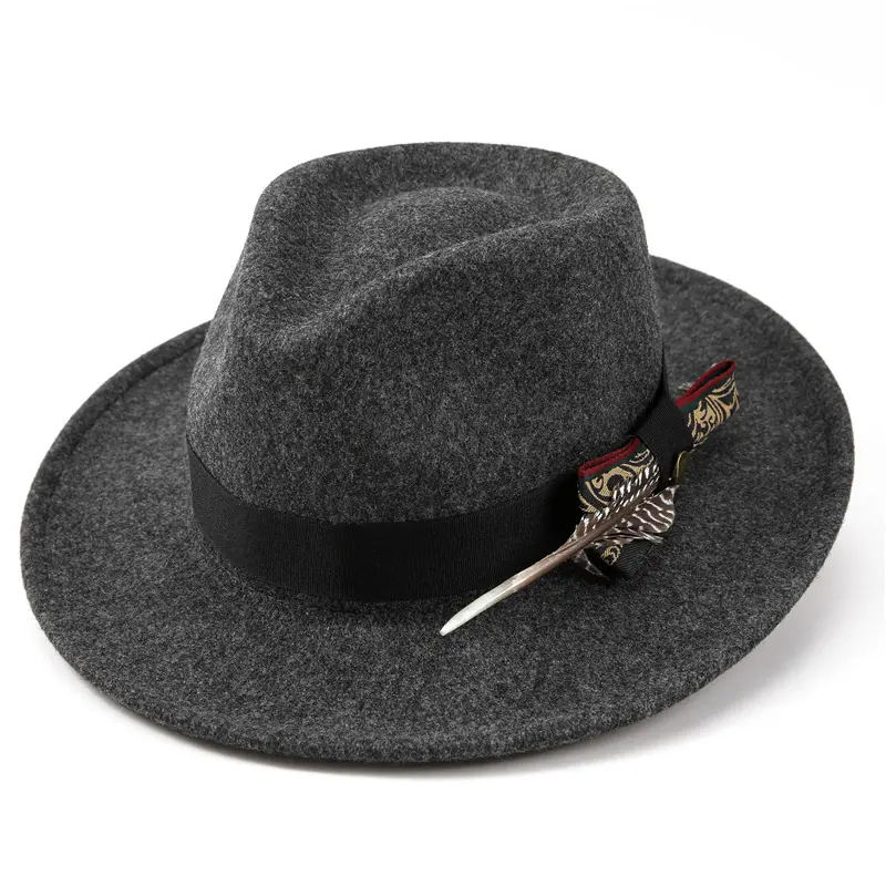 Stylish High-end New Mens Wool Felt Hat