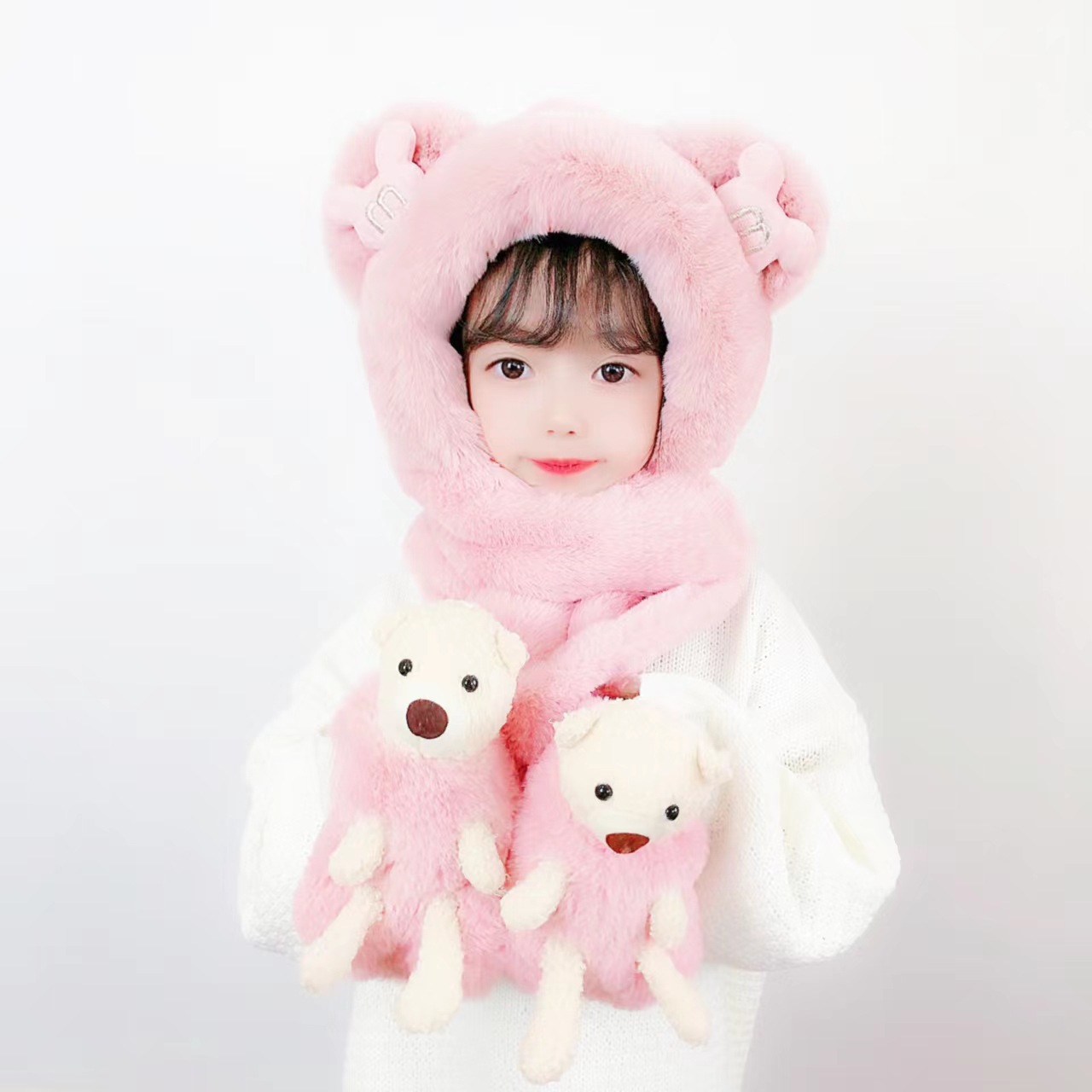 M Pocket Bear Light Pink