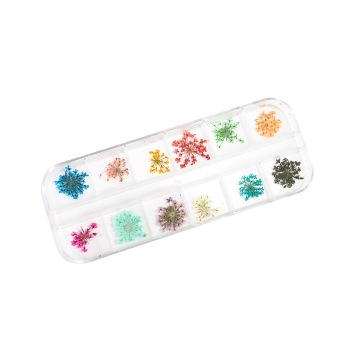 12 Snow Flower Beads