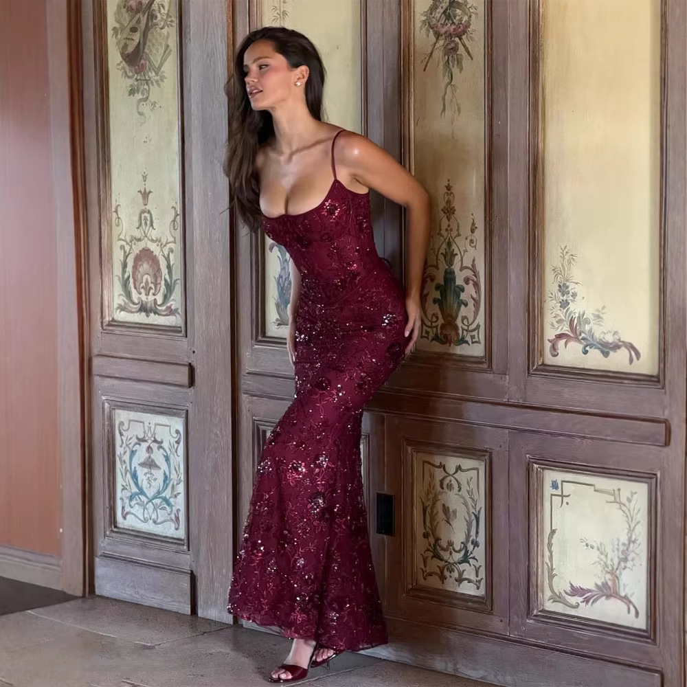 Womens Stylish Sexy Sleeveless Bodycon Slip Dress