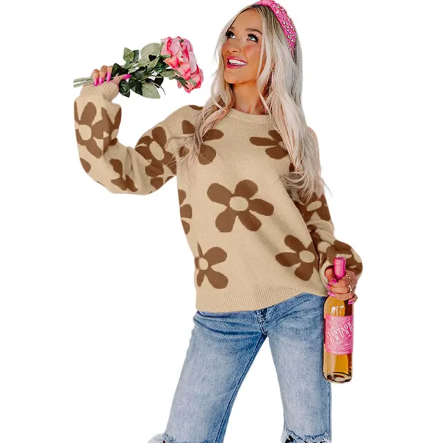 Women's Fashionable Loose All match Knitwear Lc2722987 P6016 Xxl - Shop at LoveMi