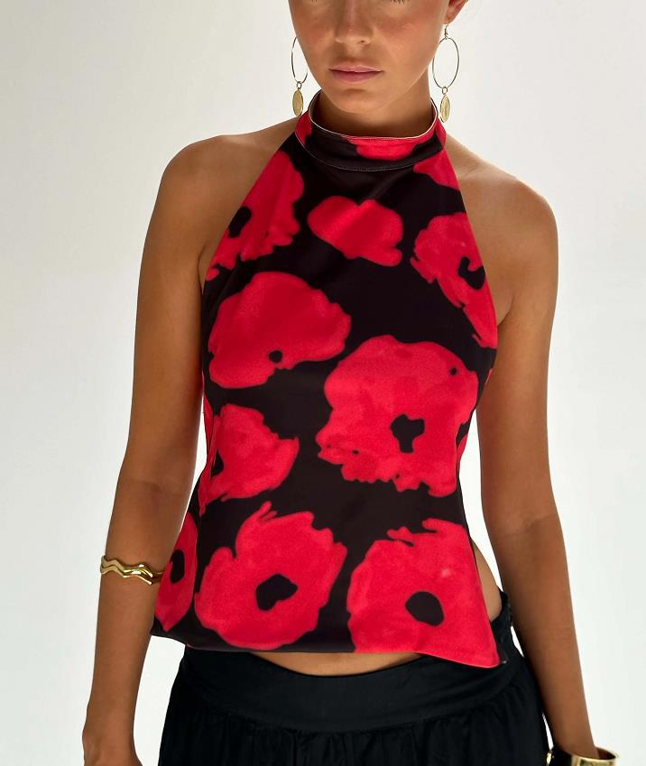 Fashion Special Women's Clothing Halter Elegant Top Picture 6 S - Shop at LoveMi