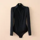 Long Sleeve Black Siamese