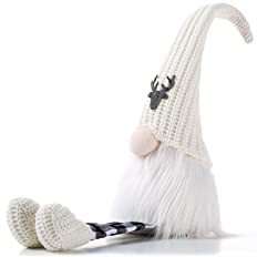 Elk Knitted Hat Faceless Doll