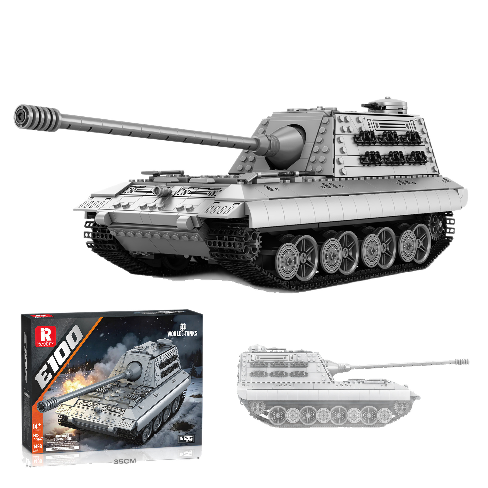 Reobrix E100 World Of Tanks Puzzle Toy — foto 6