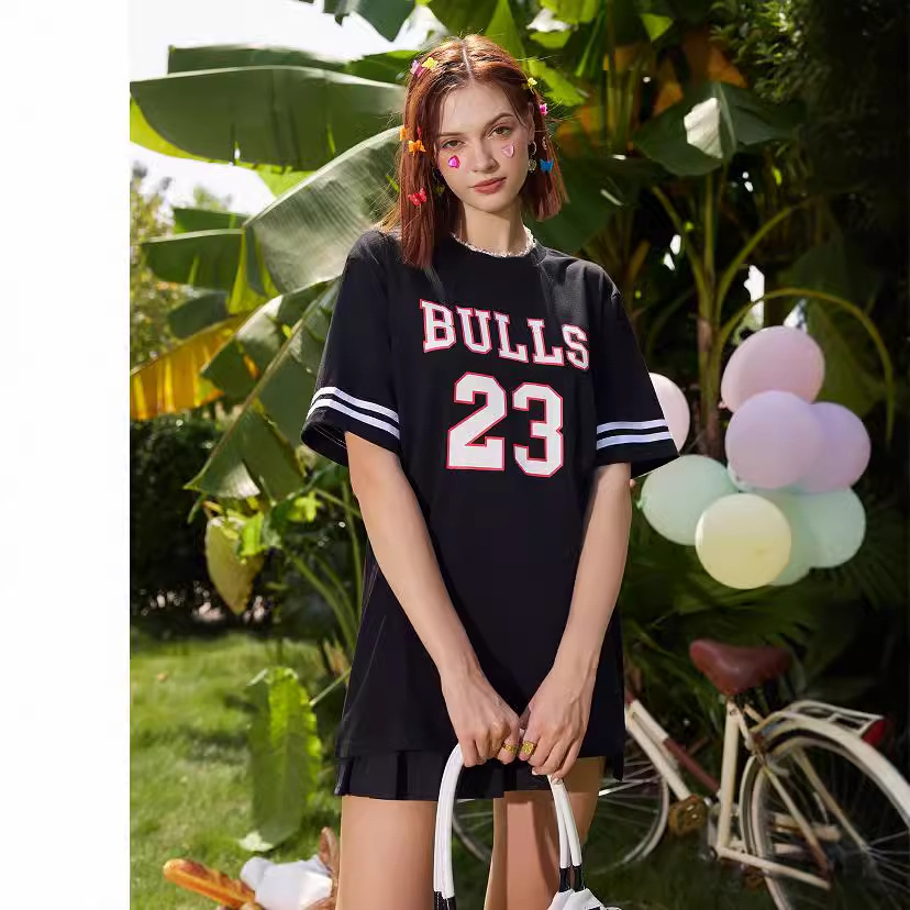 Women's Fashion Round Neck Print T-shirt Top