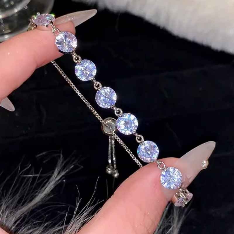 Super Flash Zircon Love Women's Bracelet - Picture 12 of 31