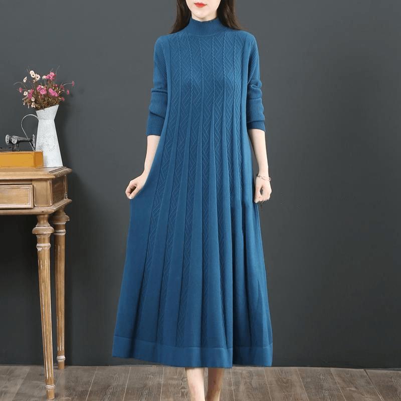 Title 2, Plus Size Long Sleeve Long Dress Women