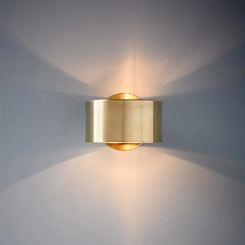 Home Fashion Modern Simple Golden Wall Lamp