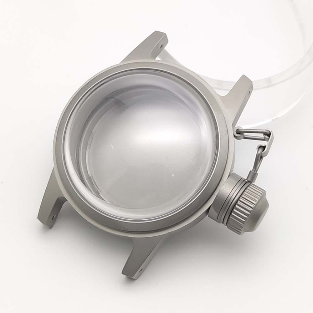 Stainless Steel Case Brushed Finish Sapphire Crystal Watch Modification Accessory
