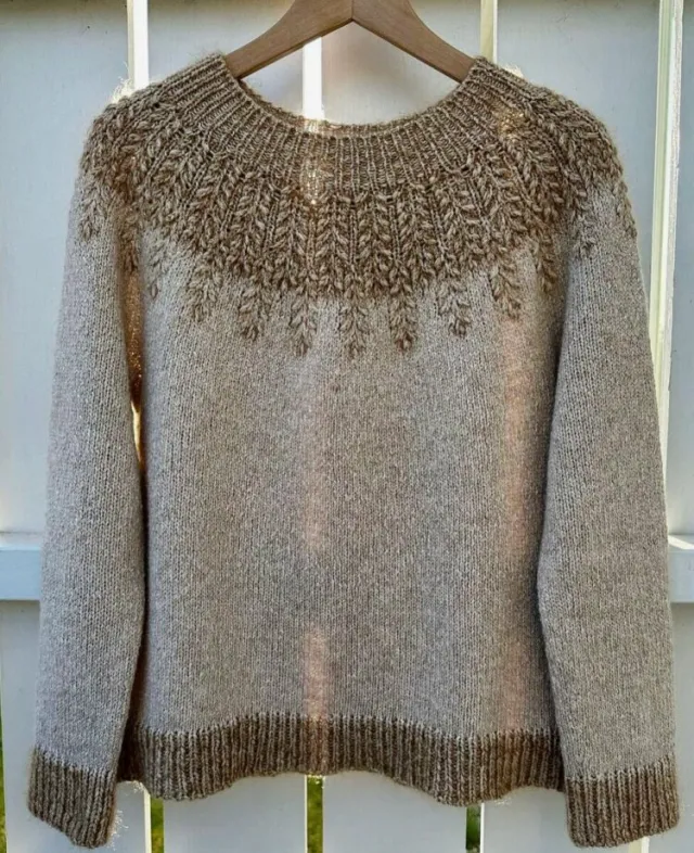 Women's Round Neck Multicolor Loose Fashion Pullover Sweater Style387 - Shop at LoveMi