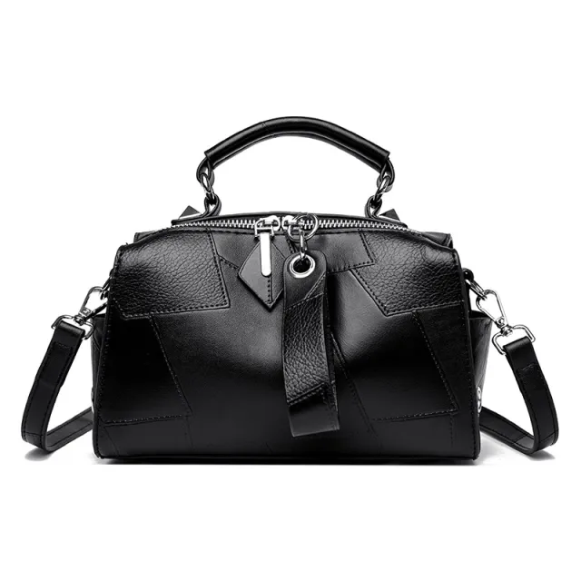 Urban Simple Fashion Large Capacity Handbag Women's Shoulder Crossbody Bag Black - Shop at LoveMi