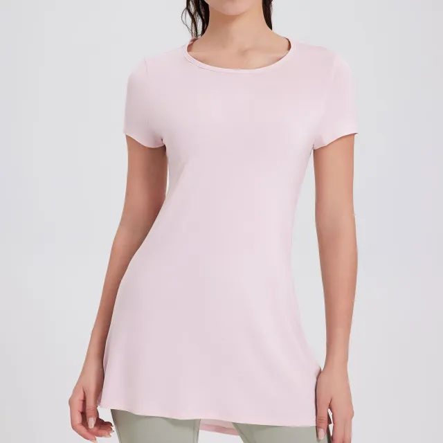 Running Quick Drying Clothes Women's Quick drying Fitness T shirt Pink - Shop at LoveMi