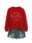 Bright Red White Font