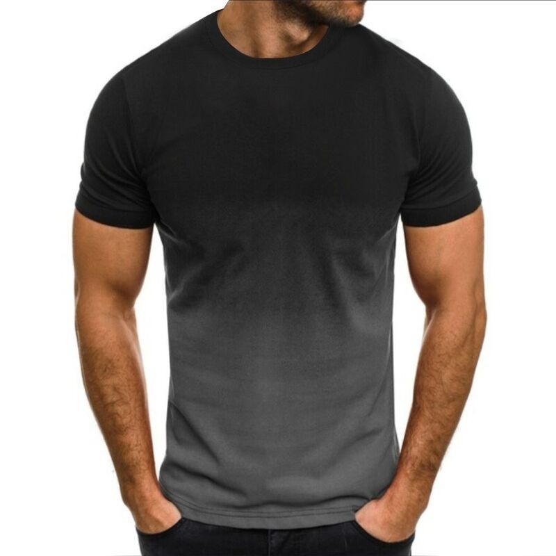 Title 9, T-Shirt Uomo Casual Sportivo con Colletto a Rev...