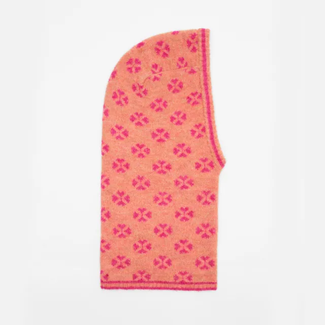 Knitted Balaclava Cute Personality Wool Hat Orange Pink - Shop at LoveMi