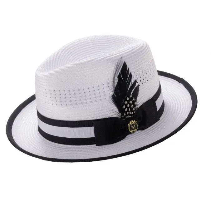 New Colorful Feather Jazz Hat