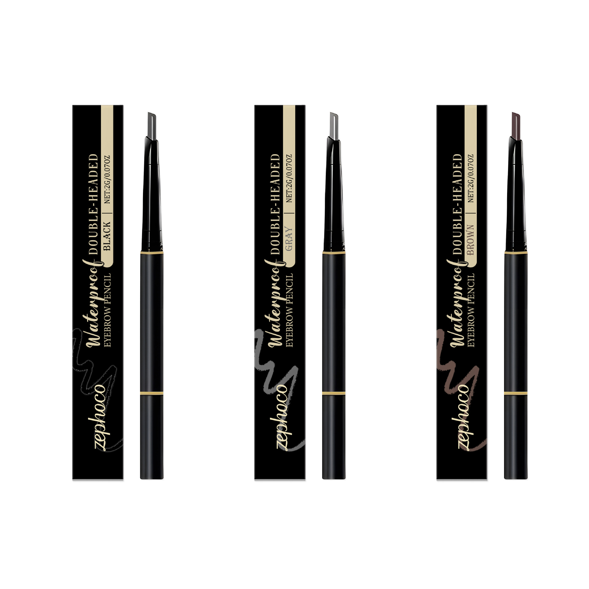 Double-ended Long-lasting Color-enhancing Eyebrow Pencil 5