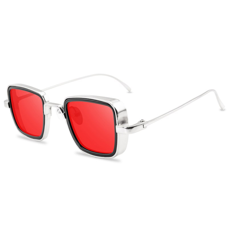 Silver Frame Red