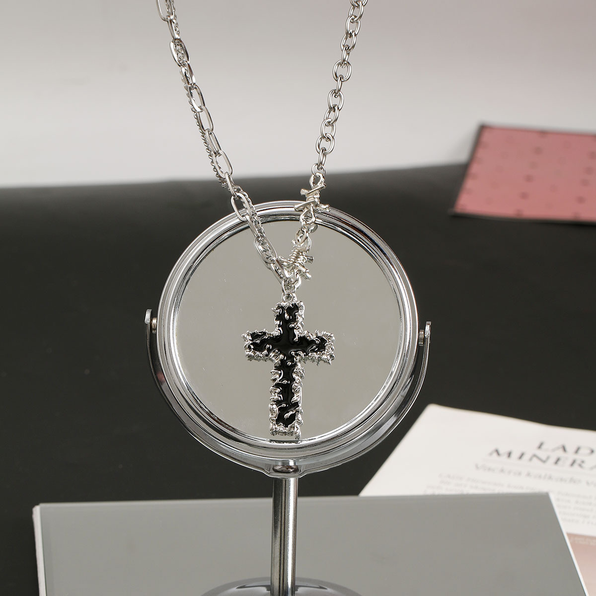 Vintage Cross Pendant Necklace For Women