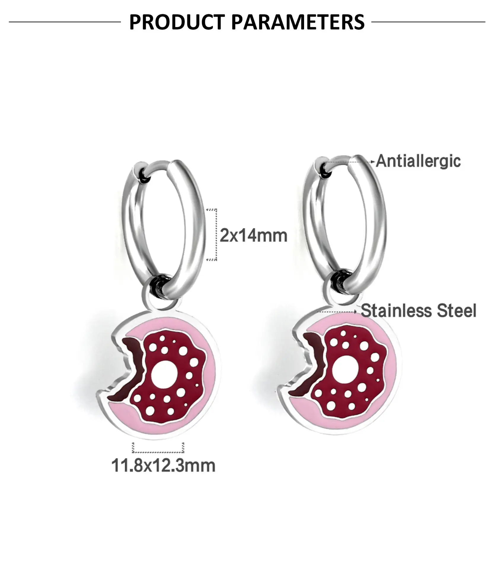 Fruit Stainless Steel European And American Earrings