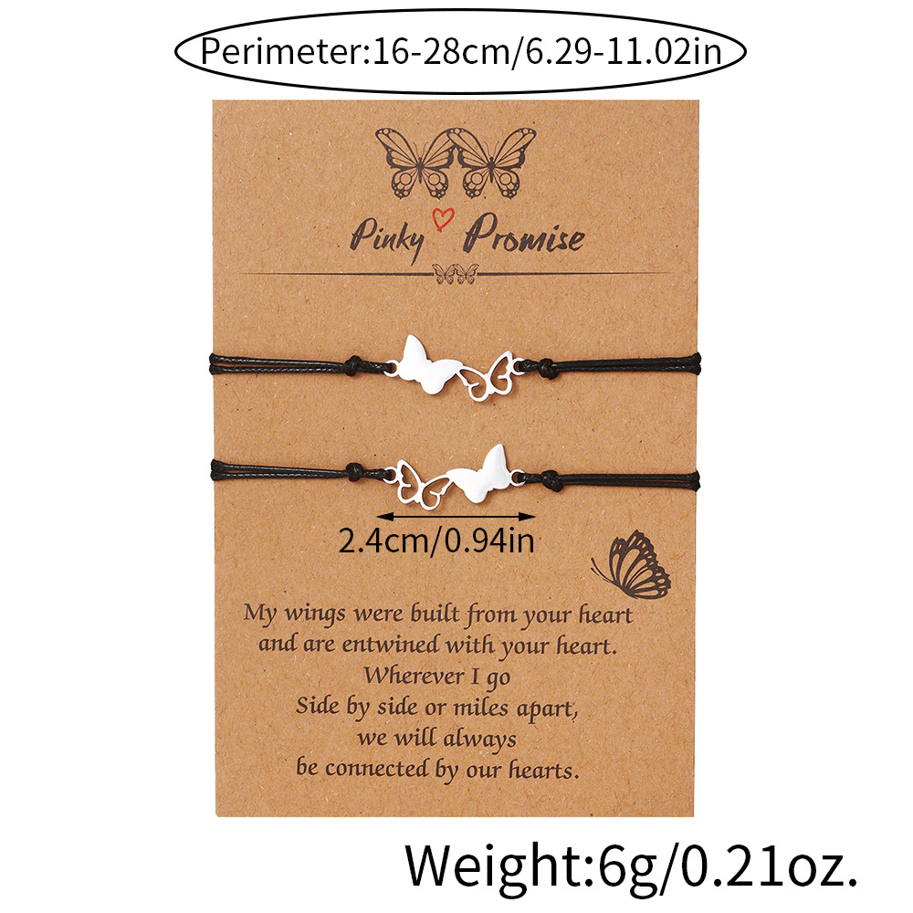 Stainless Steel Butterfly Bracelet Fashion Simple Temperament