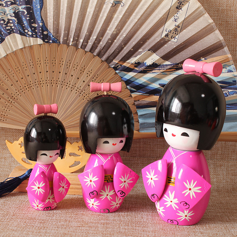 Handmade Neoclassical Japanese Kimono Doll Decor