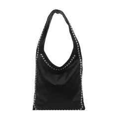 Shoulder Bag Female Tote Design Style Small Large Capacity Bag - Black - View 1