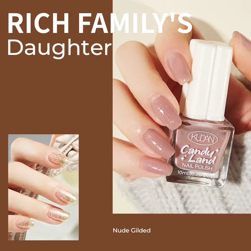 Four-leaf Clover Cover Nail Polish Water-based Baking-free
