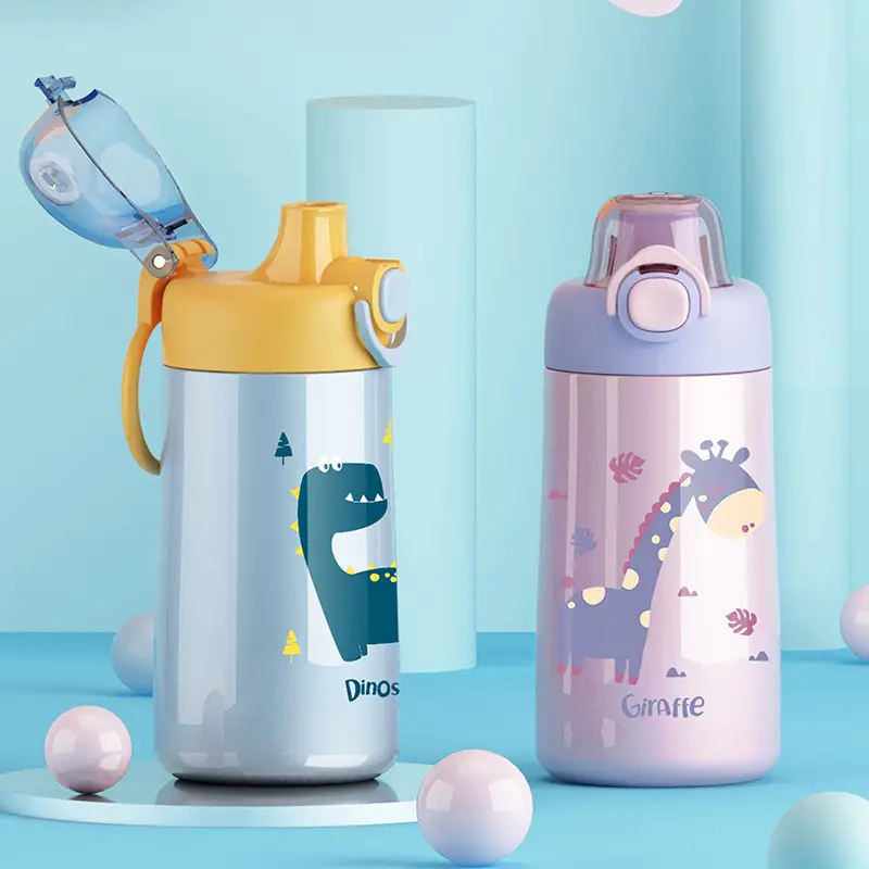 Cartoon Cute Portable Cup Korean Style Male And Female Students