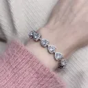 G1855 White Diamond Bracelet