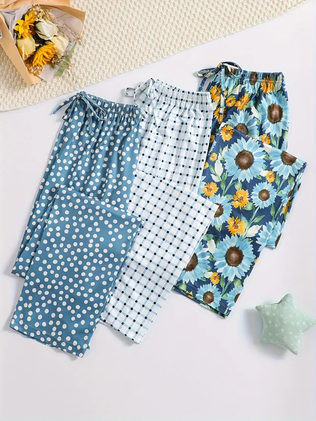 Milk Silk Pajama Pants Long Women's Thin Breathable L828384 S - Shop at LoveMi