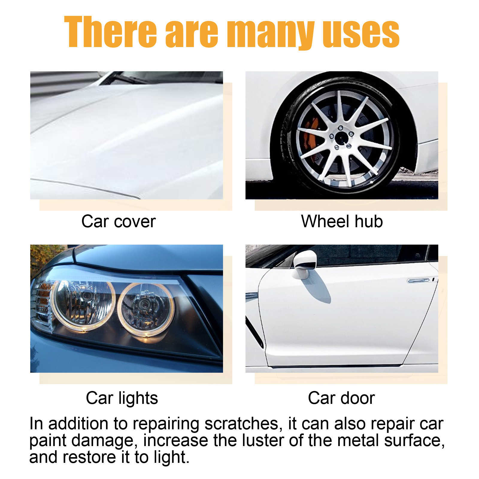 Homonth Car Scratch Care Cream For Fine Scratches