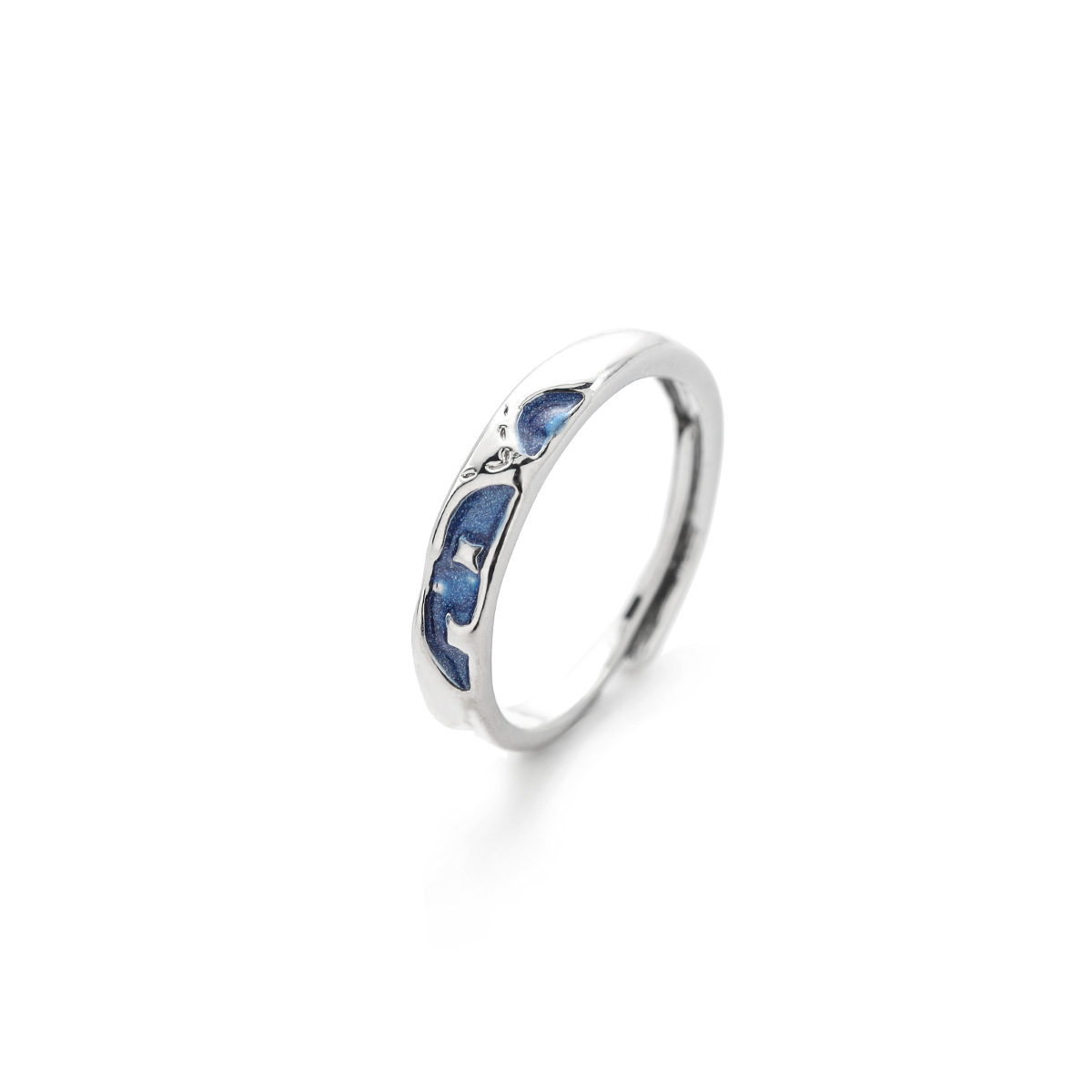Mens Star Ring With An Open Design For A High-End Distinctive Look - Image 3