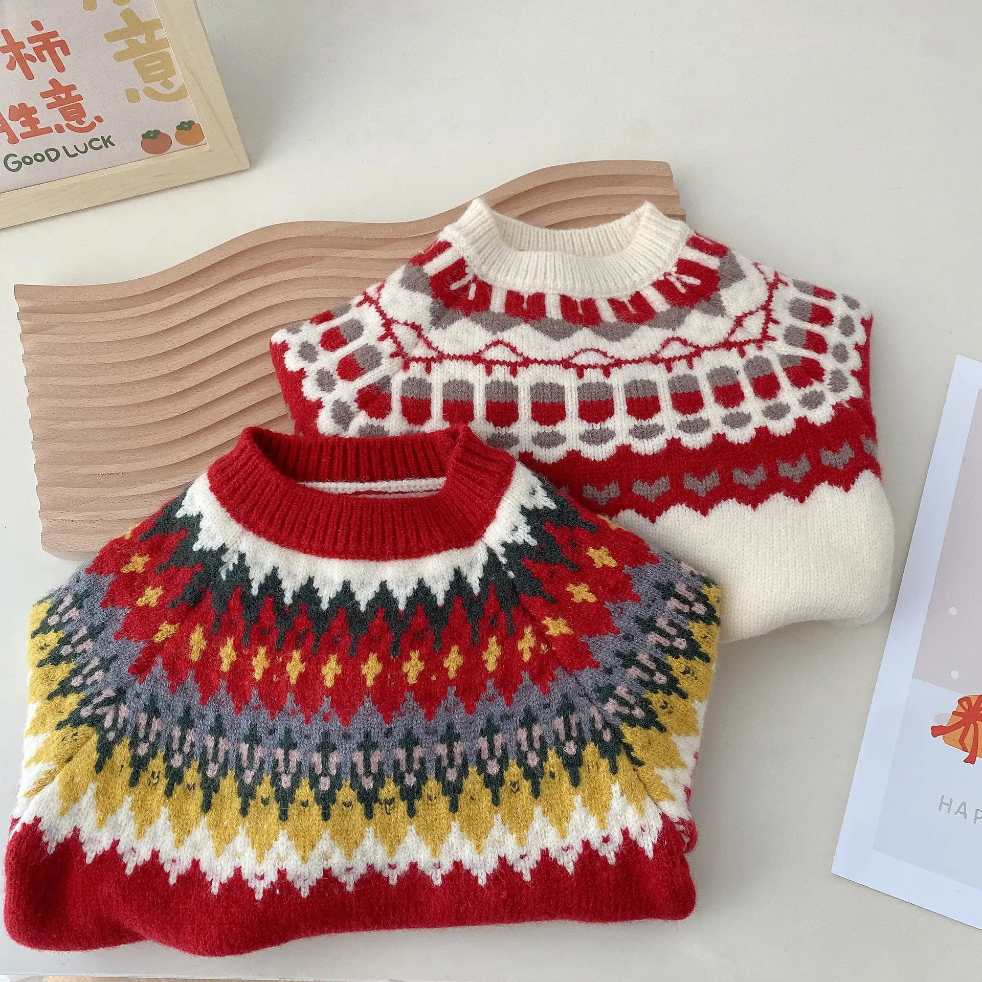 Children's Pullover Thermal Knitting Top