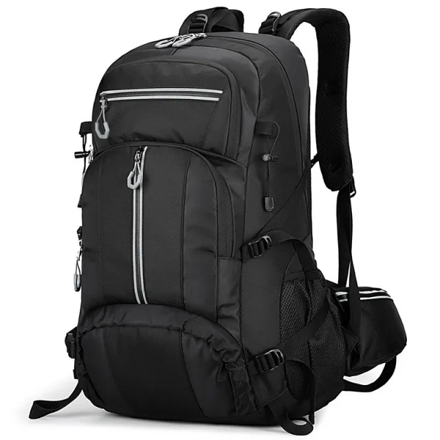 Outdoor Waterproof Large Capacity Travel Mountaineering Bag Black - Shop at LoveMi