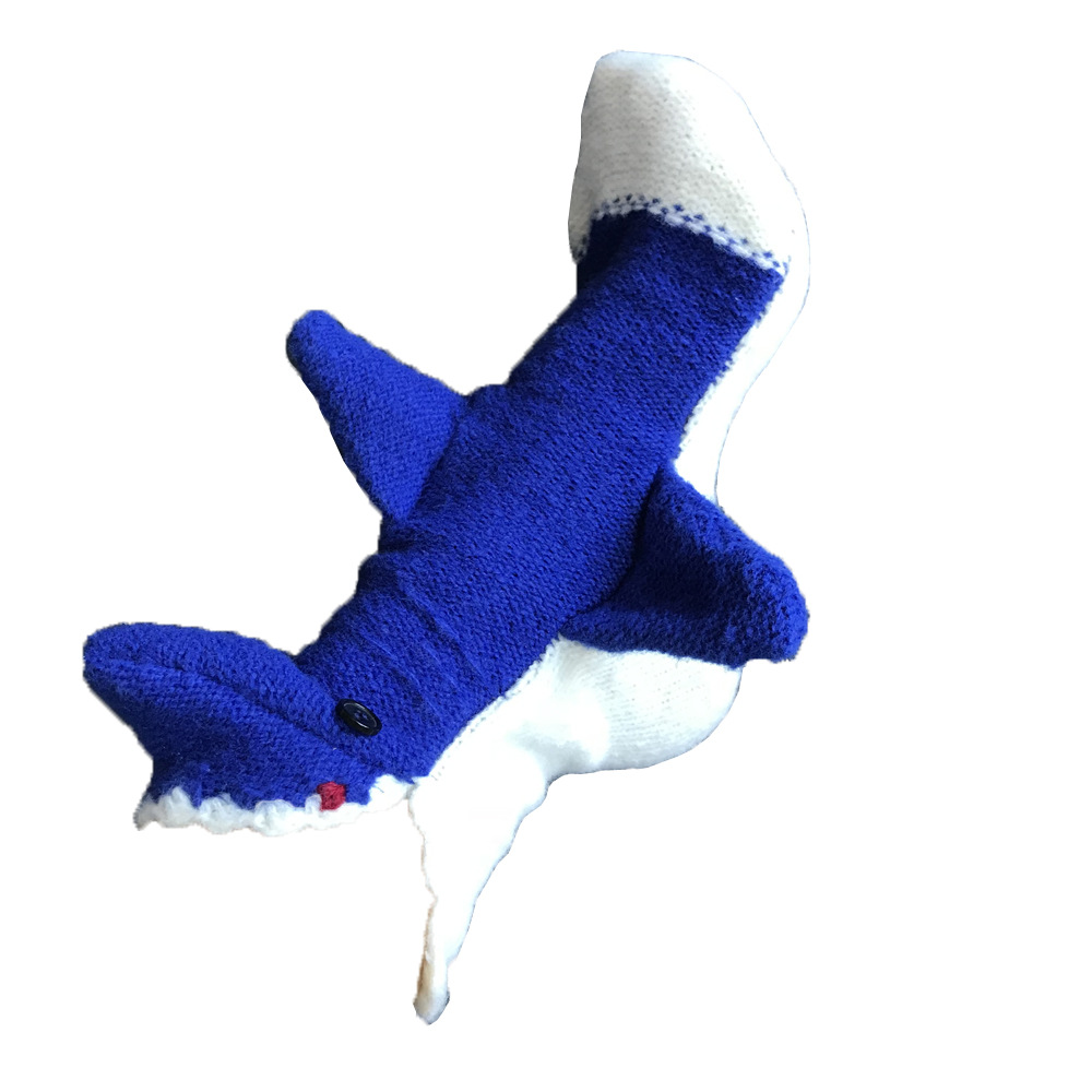 Christmas Knitted Socks Blue Cartoon Room Socks - Image 3